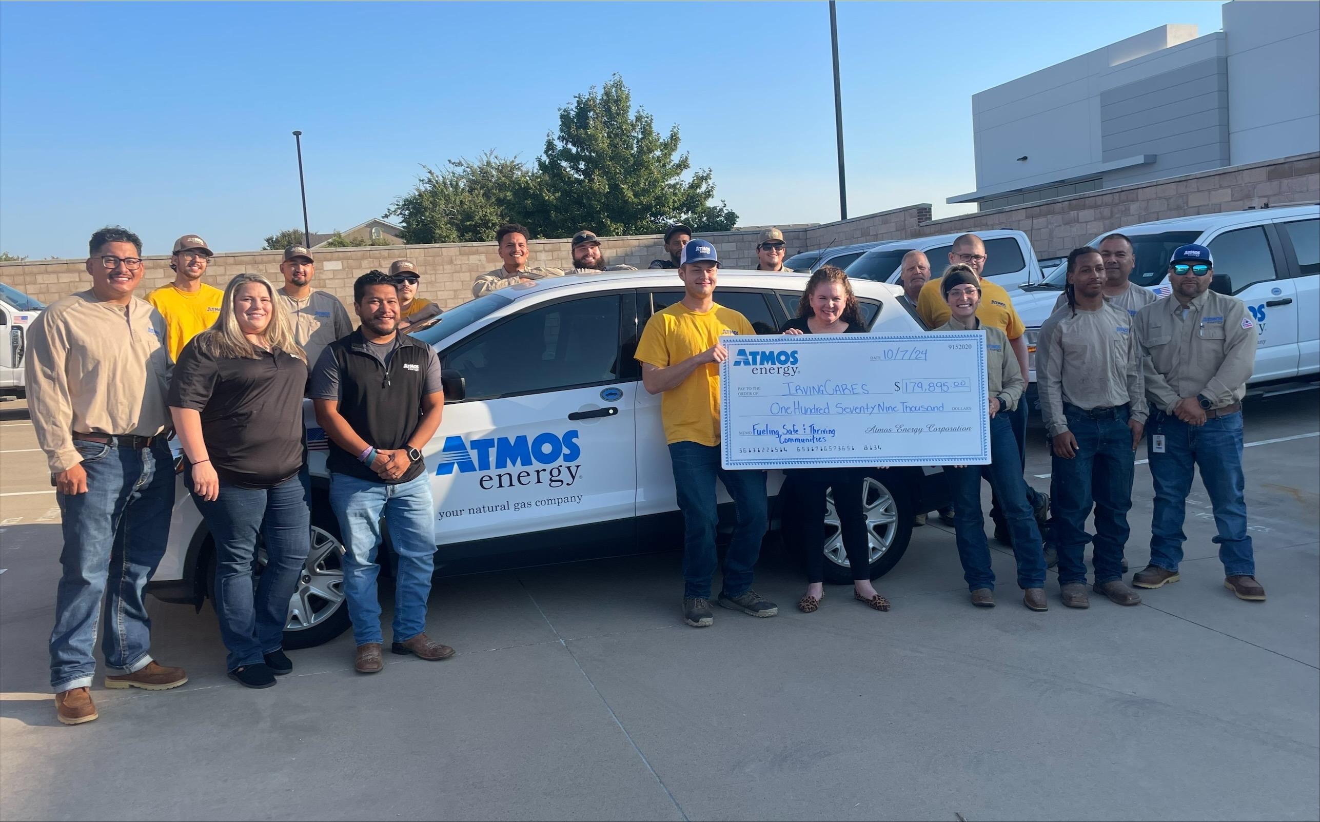 Atmos Energy Supports Irving Cares with Donation