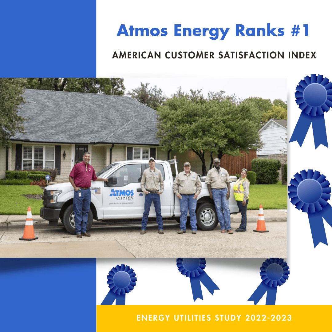 Atmos Energy Ranks Number One in Customer Satisfaction 